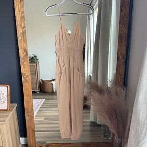 Pink Lily Blush Jumpsuit